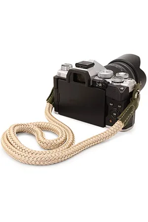 MegaGear SLR aparat bawełniany pasek do aparatu DSLR (duży) - zielony khaki, duży - 100 cm/39 cali (MG1791)