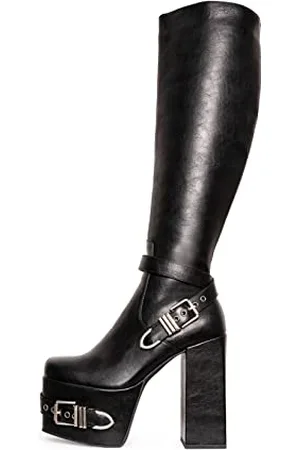Lamoda Blair Platform Knee High Boots, EU 39, , 39 EU