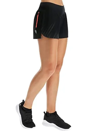 macron Damskie szorty Run Scc Krystal Reflex Blk Wmn, czarne, L, , L