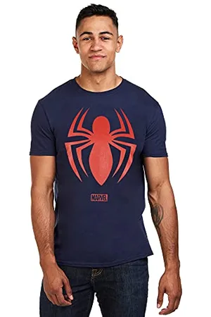 Marvel Męska koszulka z logo Spiderman, , L