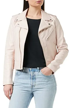 Schott NYC Kurtka damska, Różowy (Blush), L