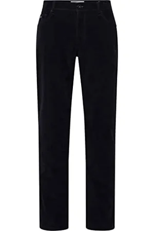Brax Męskie spodnie Style Cadiz Evolution TT nowoczesne spodnie sztruksowe, granatowe, 33 W / 36L