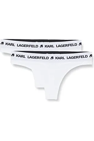 Karl Lagerfeld Kobiety Figi Tanga Karl Logo (Zestaw 2), , L