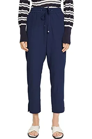 ESPRIT Spodnie damskie 052EE1B314, 400/NAVY, regularne
