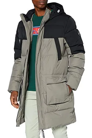 Urban classics Kurtka męska typu parka, Asphalt/czarny., M