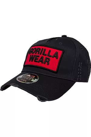 Gorilla Wear Czapki Luksusowe - Harrison Cap czapka baseballowa, uniseks, czerwony, jeden rozmiar