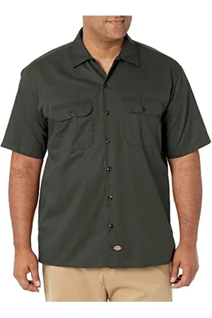 Dickies Męska koszula robocza z krótkim rękawem, zielony (Olive Green Og), M