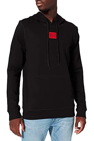 HUGO BOSS HUGO Daratschi214 męska bluza z kapturem z bawełny Terry z logo, , S