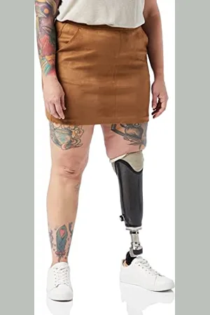 VERO MODA Damska spódnica Vmdonnadina Faux Suede Short Skirt Noos Rock