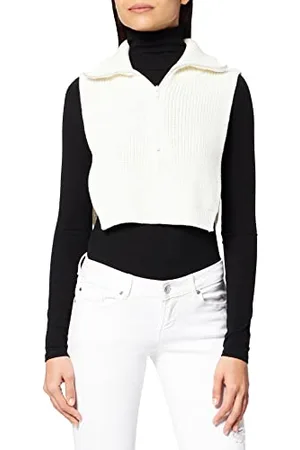 NA-KD High Neck Knitted kamizelka damska sweter, , L