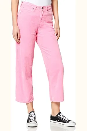 Lee Damskie spodnie 5 Pocket Wide Leg Corduroy