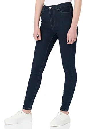 ONLY Damskie jeansy ONLICONIC HW SK Long ANK DNM NOOS Jeans, ciemnoniebieskie, 25/30