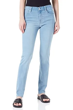 7 for all Mankind Damskie jeansy Roxanne Bair Eco, jasnoniebieskie, regularne