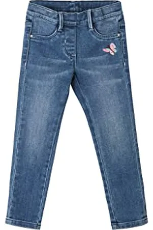 QS by s.Oliver Junior dżinsy dziewczęce, skinny fit, niebieskie, 92. slim, , 92 cm (Szczupły)