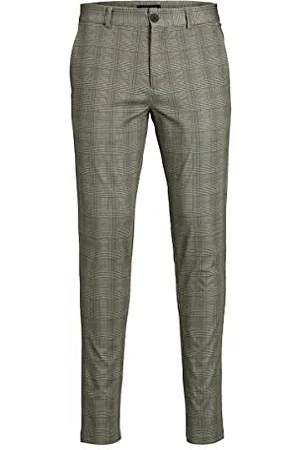 JACK & JONES Męskie szorty Jpstmarco Jjphil Nor Brown Check, , 30W / 32L