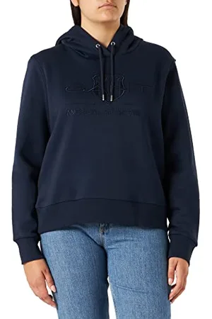 GANT Damska bluza z kapturem Tonal Archive Shield bluza z kapturem, , XL