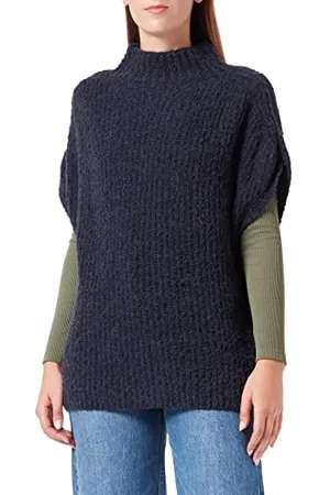 Bugatti Damski sweter W9640-52318, granatowy, standardowy