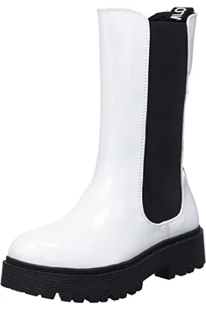 Replay Buty dla chłopców i dziewczynek MIZAR półdługie kozaki, 061WHITE, 30 EU
