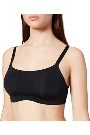 Emporio Armani Bielizna damska Braletka Second Skin Microfiber & Lace Padded Bra, Black, S, , S