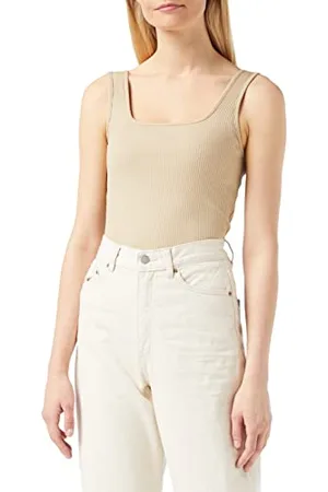 Dr Denim Damski podkoszulek Ada, Jasny Khaki, L