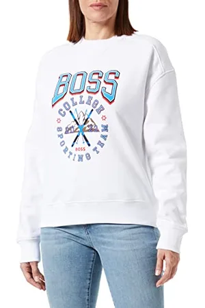 HUGO BOSS Bluza damska, biała, S