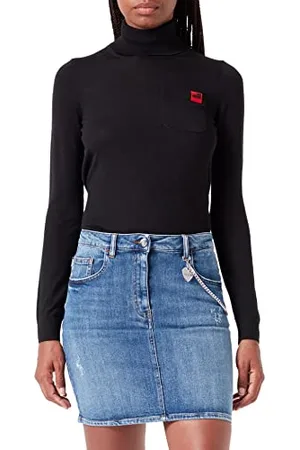 Moschino Damska markowa miniskirt Personalised with Chain and Heart, , 38