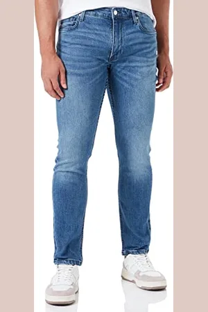 QS by s.Oliver Męskie spodnie jeansowe długie, slim fit, niebieskie, 30/32