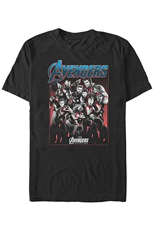 Marvel Unisex Avengers: Endgame Group Shot Organic Short Sleeve T-shirt, , XL