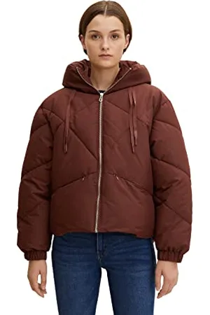TOM TAILOR Damski Kurtka puchowa z kapturem 1032686, , XL