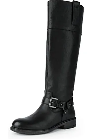 Geox Damskie buty D CATRIA Fashion Boot, czarne, rozmiar 36,5 UE
