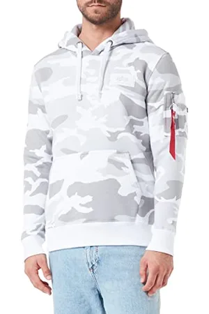 Alpha Industries Back Print Hoody Camo Bluza z kapturem dla mężczyzn