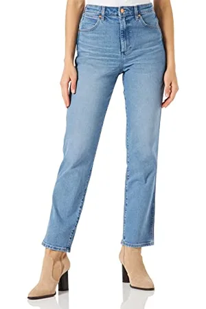 Wrangler Damskie dżinsy Mom Straight, , 29W / 34L