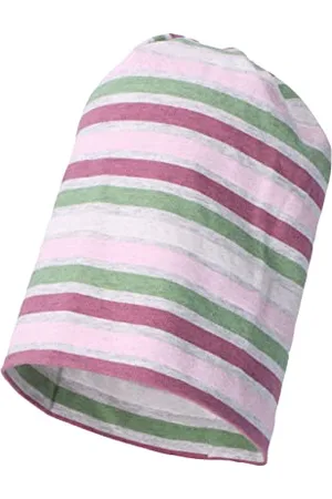 Sterntaler Dziewczęca czapka beanie w paski w różowa, 51