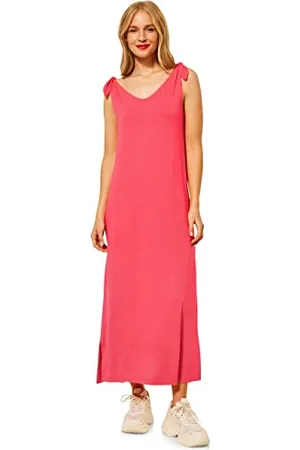 Street one Damska sukienka midi A143297, Intense Coral, 36