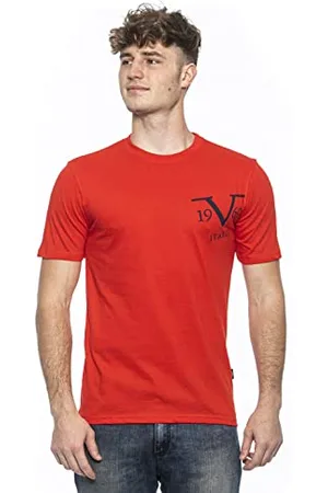 19V69 Italia Męski t-shirt Mike Red, , XXL (4 sztuki), , XXL