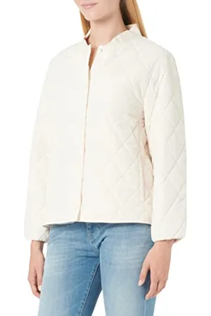 GANT Damska kurtka D1. Quilted Jacket, Linen, M (DE)