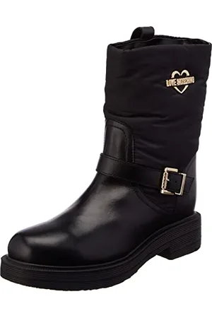 Moschino Damskie sztyblety St.tod.city40 Vitello + nylonowe, wielokolorowe, 35 EU