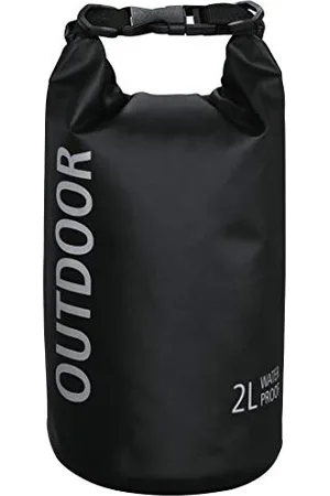 hama Wodoszczelny worek do pakowania, 2 l, Dry Bag z zamknięciem zwijanym top, pasek do noszenia (wodoszczelny worek marynarski z brezentu, wodoodporna torba outdoorowa do raftingu, kajaku, na