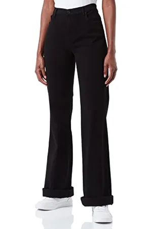 7 for all Mankind Damskie jeansy Dojo Bair Eco - czarne, regularne