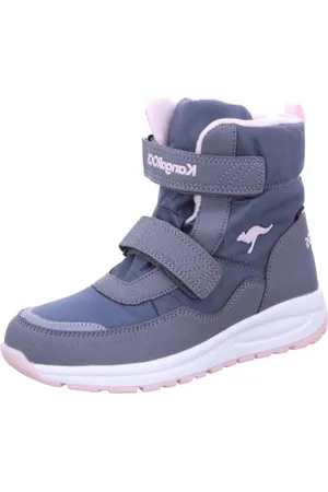 KangaROOS KP-Nala V RTX kozaki, Steel Grey/Frost różowe, 32 EU