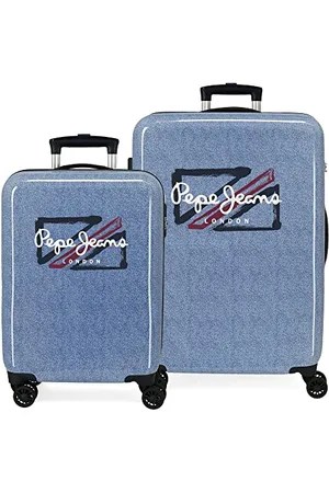Pepe Jeans Cyfrowa walizka kabinowa, , 55 cm x 38 cm x 20 cm, 68 cm x 48 cm x 26 cm, Zestaw bagażowy