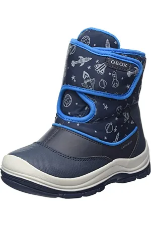 Geox Niemowlęta B Flanfil Boy B ABX Ankle Boot, Navy Royal, 20 EU