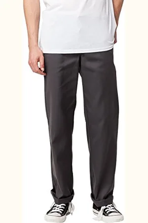Dickies Męskie spodnie robocze Flex Slim Straight Fit, Węgiel drzewny V1, 40W / 30L
