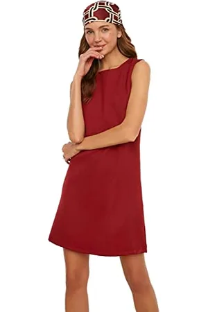 Trendyol Damska sukienka mini Shift Regular Fit, , 36