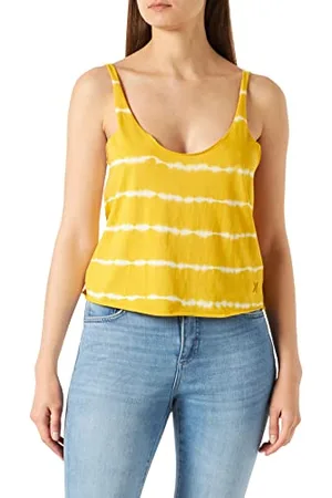 Hurley Damska koszulka W Oceancare Stripes Tank, Sulphur, S