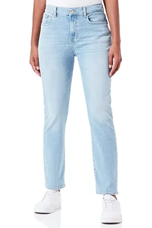 7 for all Mankind Damskie dżinsy o luźnym kroju slim ilusion w kolorze jasnoniebieskim, regularne