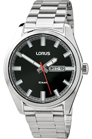 Lorus RH347AX9, Męski analogowy zegarek kwarcowy z metalową bransoletką