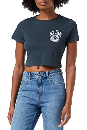Lee Damska koszulka Shrunken Cropped Tee, , XS