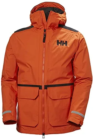 Helly Hansen Męska kurtka przeciwdeszczowa Transition, Patrol Orange, XXL