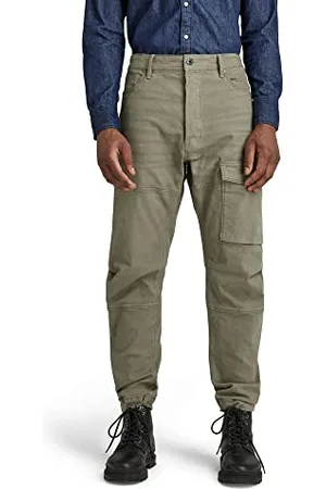 G-Star RAW Męskie spodnie cargo 3D, zielone, (dk Shamrock gd D111-B563), 35W / 32L
